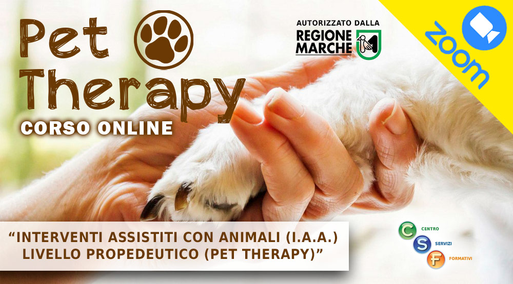 Corso ONLINE Pet Teraphy Propedeutico